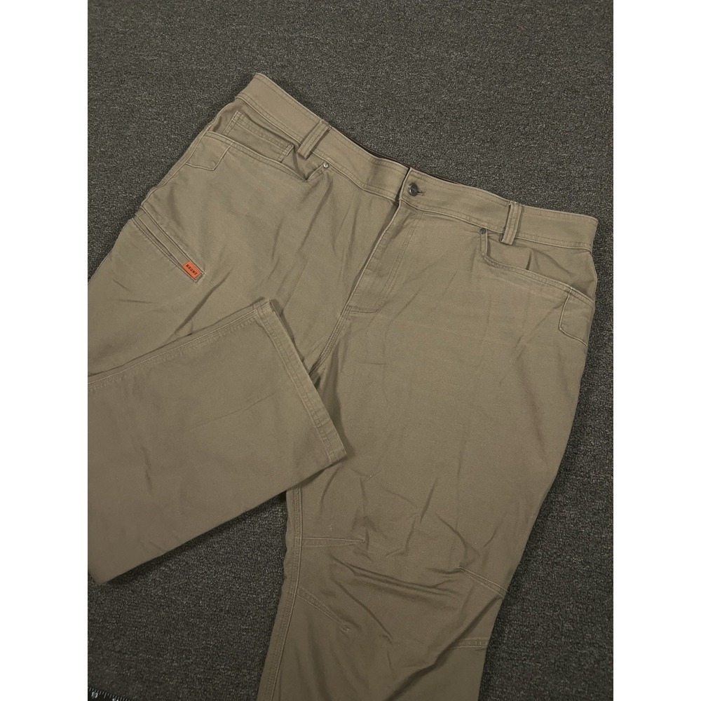 Brunt Torra Work Pants Men's 44x30 (Fits 46x28) Stretch Articulated Knee Brown
